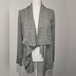 Nike Studio Cascade Yoga Open Front Wrap Cardigan Green Women's Size Medium